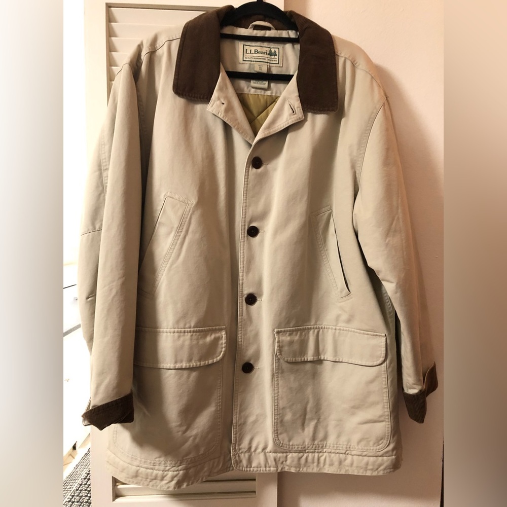 LL Bean Men’s Khaki Jacket.